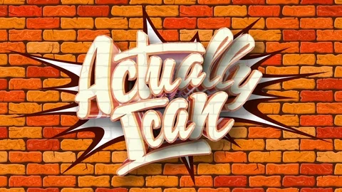 Actually i can. Graffiti Stock Footage 83454422