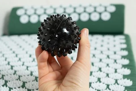Acupressure Massage Ball for Trigger Point Therapy Stock Photos