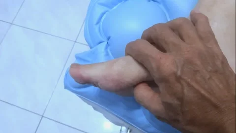Acupressure by Thumb Stock Footage 332159789