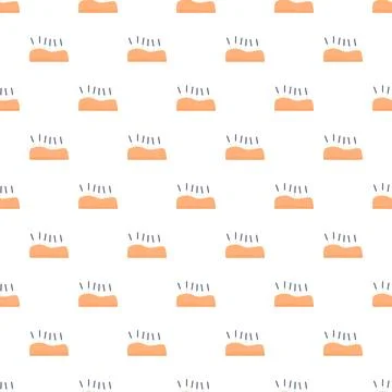 Acupuncture needles pattern representing traditional medical therapy Stock Illustration