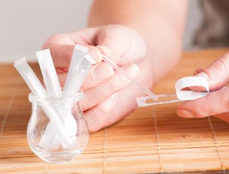 Acupuncture needles Stock Photos