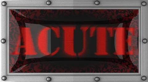 Acute on led Stock Footage 8663585