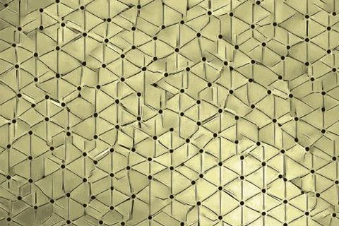 Acute texture of a triangle repeated pattern Stock Photos