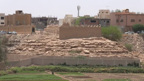 Ad Dareyah Historical Town in Riyadh 007 Stock Footage 82889513