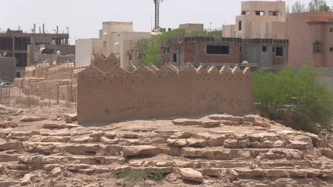 Ad Dareyah Historical Town in Riyadh 008 Stock Footage 82889538