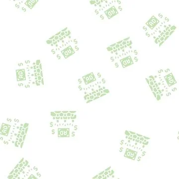 Ad exchange glyph seamless pattern 库存插图