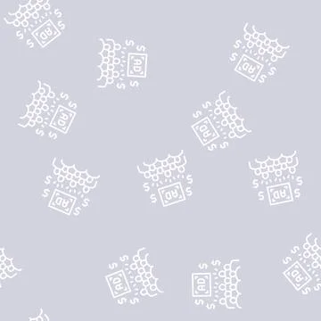 Ad exchange line seamless pattern 库存插图