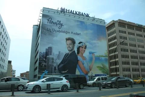 Ad hoarding Stock Photos