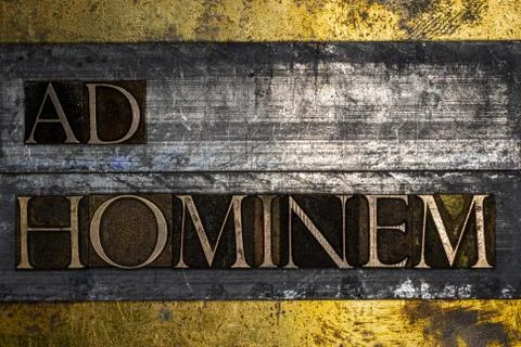 Ad Hominem Stock Illustration