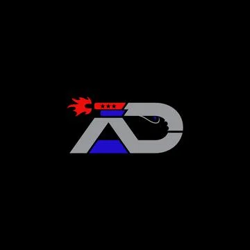 AD logo Stock Illustration