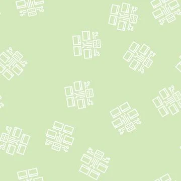 Ad network line seamless pattern 스톡 일러스트