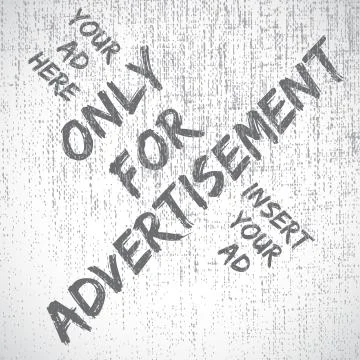 Ad space Stock Illustration