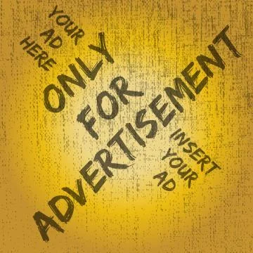 Ad space Stock Illustration