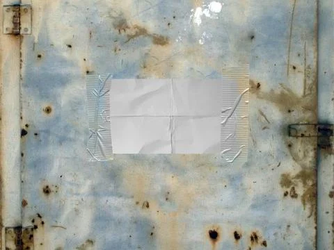 Ad on texture object Foto stock