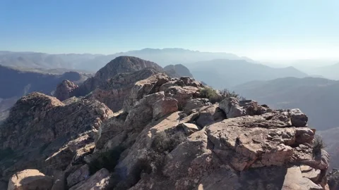 Adad Madni Peak : Exploring the Rugged Beauty of Tafraoute, Morocco Vídeo Stock 290025719