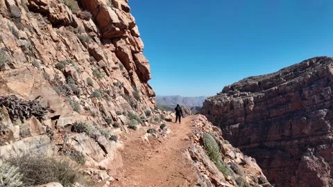 Adad Madni Peak : Exploring the Rugged Beauty of Tafraoute, Morocco Stock Footage 290026055