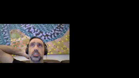 Adam Goodes is interviewed for his new film 'The Australian Dream' - 2020 Stock Footage 138570065