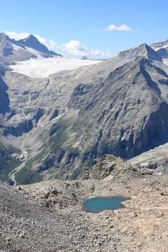 Adamello Glacier Stock Photos