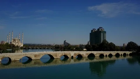 Adana Bridge Turkey 스톡 동영상 97034024
