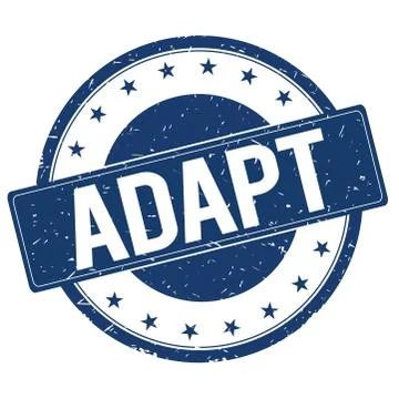 ADAPT stamp sign Stock Illustration