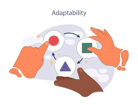 Adaptability concept. Stock Illustration