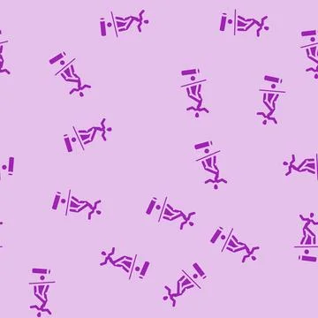 Adaptability success life glyph vector seamless pattern 스톡 일러스트