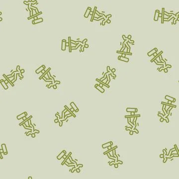 Adaptability success life line vector seamless pattern Illustrazione stock