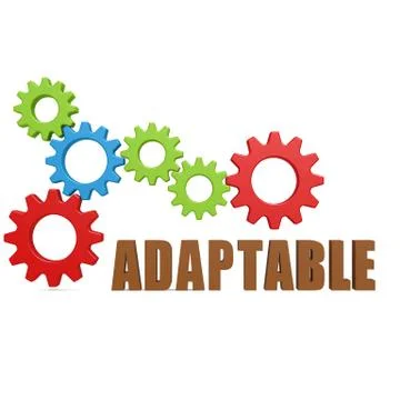 Adaptable gear Stock Illustration