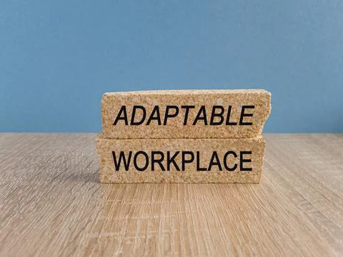 Adaptable workplace symbol. Stock Photos