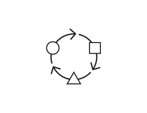 Adaptation, change icon. Vector illustration Stock Illustration