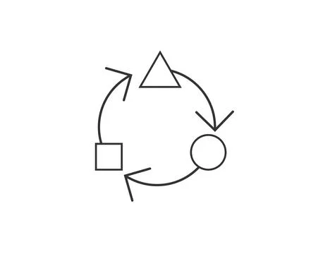 Adaptation, change icon. Vector illustration Stock-Illustration