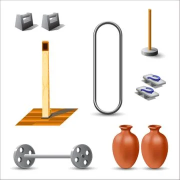 Adaptations for karate Stock Illustration