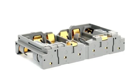 Adapter aa batteries Stock Photos
