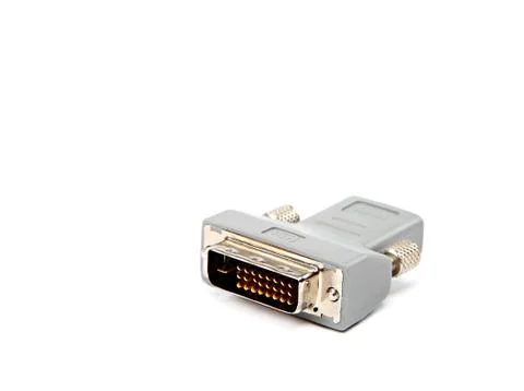 Adapter dvi d-sub. Stock Photos