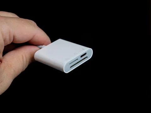 Adapter for SD and USB Connection for Devices Foto stock