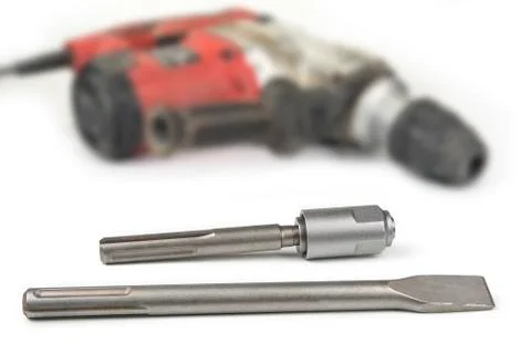 Adapter for sds drill on hammer heavy duty machine. Stock Photos