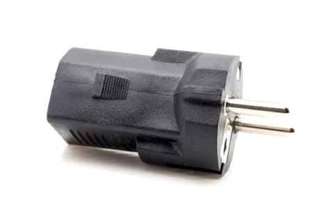 Adapter socket  electrical plug. Stock Photos