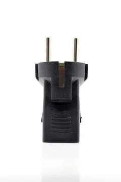 Adapter socket  electrical plug. Stock Photos