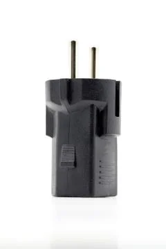 Adapter socket  electrical plug. Foto stock