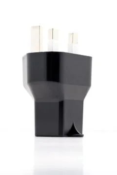 Adapter socket  electrical plug. Stock Photos