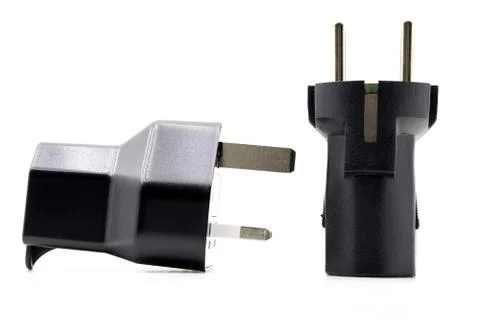 Adapter socket  electrical plug. Stock Photos