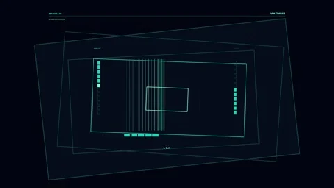 Adaptive Behavior Control HUD Seamless Loop Stock Footage 342219274