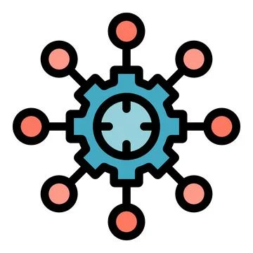 Adaptive changes icon color outline vector Stock Illustration