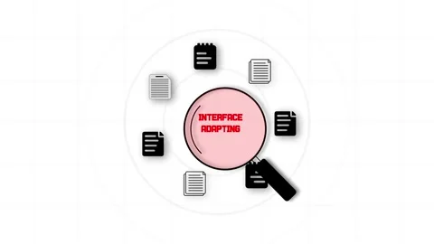 Adaptive Interface Animation for Smart UI and Web Design Safety Stock Footage 329598262