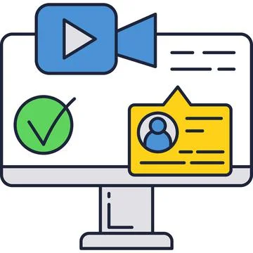 Adaptive interface vector icon web design isolated Illustrazione stock