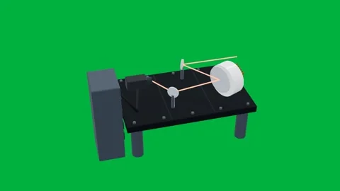 Adaptive optics optics astro 3d loop green screen Vídeos de archivo 342915326