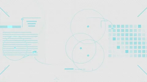 Adaptive Secure HUD Smart City Traffic: Master UI Screen : 4K Alpha Stock-Footage 332944598