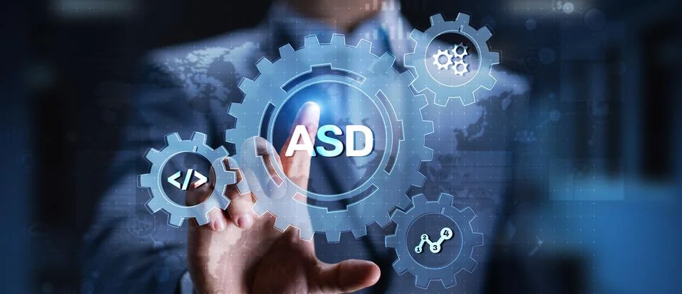 Adaptive Software Development ASD Model for Agile Project Management. Foto stock