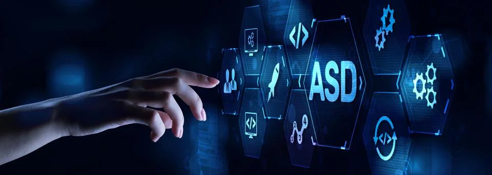 Adaptive Software Development ASD Model for Agile Project Management. Stock Photos