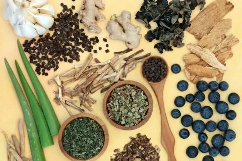 Adaptogen Herbal Pharmaceuticals Stock Photos